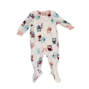 Carters owl fleece onesie 6 months
